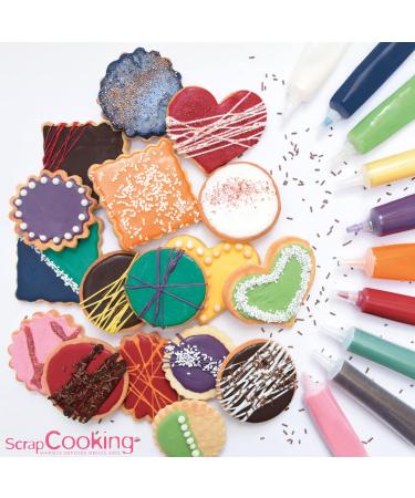 ScrapCooking - Stylo Choco Rose Pastel - Crayon Alimentaire P tisserie 25 g - Stylo D coratif Comestible - crire & Dessiner sur Desserts G teaux & Biscuits Anniversaire P ques - 6806 Rose pastel 25 g (Lot de 1) - Buy Online on GoSupps.com