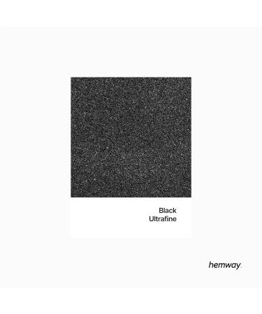 Hemway Ultra Sparkle Glitter Black 100g - Multi-Purpose Epoxy Resin for Arts, Crafts, Body, Hair, Face, Nails, Weddings & Tumblers - Buy Online on GoSupps.com