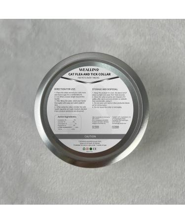 WEALLIN Luminous Repellent Cats Collars - Strong Pant-Based Formula for Slow Release & Water-Resistant - 2 Pack Adjustable Collars for Cats - Green - Buy Online on GoSupps.com