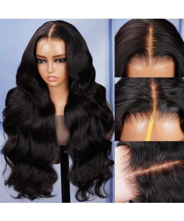 20 Inch HD Body Wave Lace Front Human Hair Wig for Black Women - Pre Plucked Glueless Frontal Wig - Buy Online on GoSupps.com