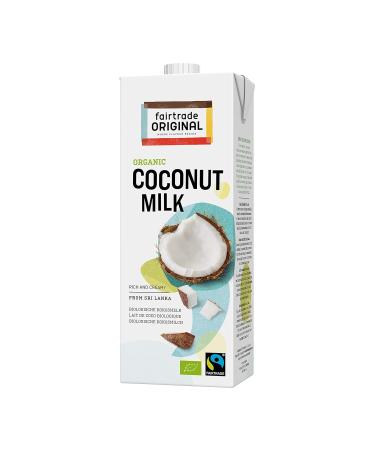 Organic Coconut Milk 6 x 1L Tetrapack | Fairtrade Original | 100% Vegan | Ideal for Asian Dishes | Rich Creamy Taste | Organic Cocos Milk from Sri Lanka - Buy Online on GoSupps.com