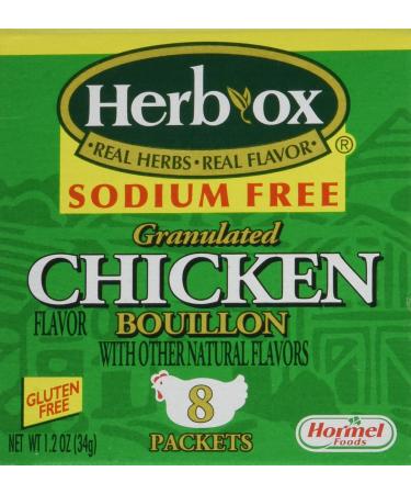 Herb-Ox Bouillon Chicken Instant Broth and Seasoning, 1.2 oz, 8 Packets (Pack of 2) - Buy Online on GoSupps.com