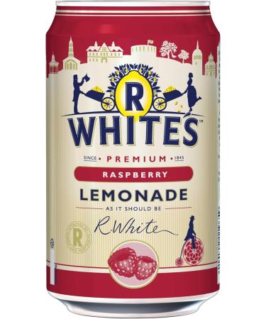 R Whites Premium Raspberry Lemonade 330ml x 24 - Buy Online on GoSupps.com