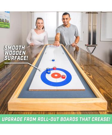 GoSports Shuffleboard and Curling 2 in 1 Board Games | Fun Indoor Family Game - Buy Online on GoSupps.com