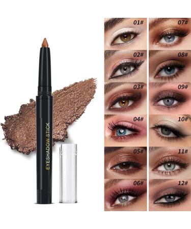 Glitter Eyeshadow Stick Smooth Application Glitter Eyeshadow Stick Pencil Pen For Fashion Individual Style5 - Buy Online on GoSupps.com