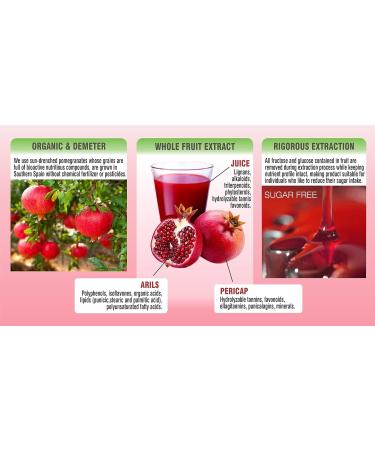 PHARMAKON Organic Pomegranate Extract Highly Bioavailable Softgels Full Spectrum Contains Polyphenols + Omega 5 90 Count (Pack of 1) - Buy Online on GoSupps.com