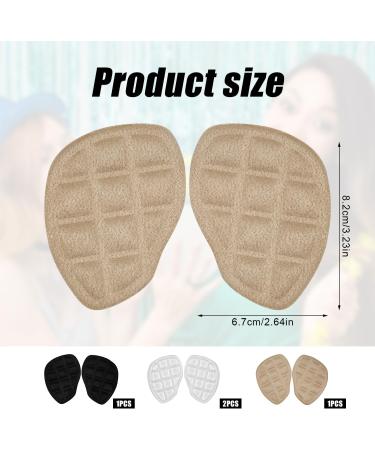 4 Pairs Forefoot Metatarsal Pads for High Heels - Anti-Slip Ball of Foot Cushions for Open Toe Shoes (Multicolored) - Buy Online on GoSupps.com