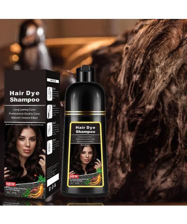 Instant Hair Dye Shampoo Black Dew Hair Color Shampoo Natural Plant-Based Hair Color Shampoo Hair Color Shampoo for Men and Women - Buy Online on GoSupps.com