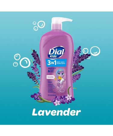 Dial Kids 3in1 Body+Hair+Bubble Bath Lavender - 32oz - Buy Online on GoSupps.com