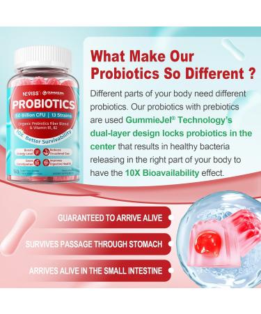 NEVISS Melatonin Gummies 10mg + Sugar Free Probiotics Gummies - Buy Online on GoSupps.com