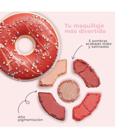 Heart Revolution Donuts Strawberry Sprinkles Eyeshadow Palette - 16.15g | International Shipping Available - Buy Online on GoSupps.com