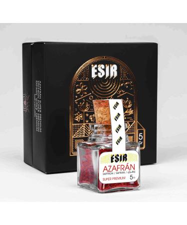 Esir Safran Super Premium, 100% Pure and Natural Saffron Threads | Saffron Pistils | Superior Quality Saffron | 5g - Jar of 1 |