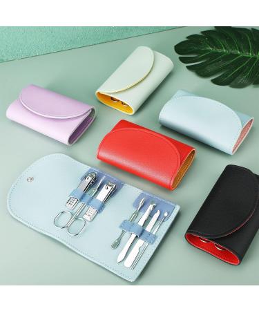Lanties 12 Nail Clippers Kit Manicure Set Mini Nail Clippers Bulk 7 in 1 Stainless Steel Professional Nail Care Pedicure Kit with Travel Bag Grooming Kits for Christmas Women Men Home(Multi Color) - Buy Online on GoSupps.com