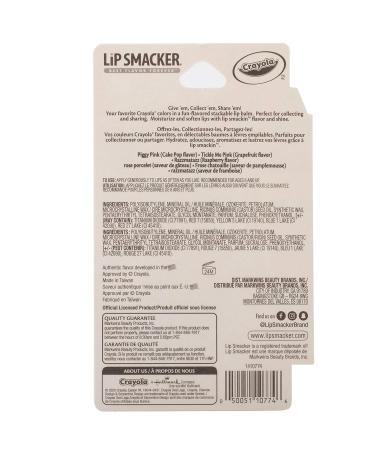 Lip Smacker Crayola Crayon Stackable Flavored Clear Balm Pink Pinks 0.03 Ounce - Raspberry, Grapefruit, Cake pop - 3 Count - Buy Online on GoSupps.com