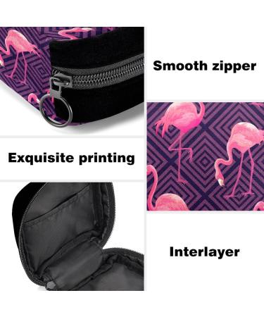 Period Bag: Pink Flamingo Sanitary Napkin Storage and Makeup Pouch - Buy Online on GoSupps.com