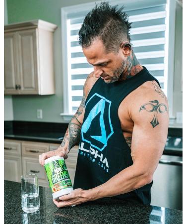 Mean Greens - Sports Greens + Reds Advanced Superfood Immunity and Gut Health | Cordyceps | Delicious Chocolate Fudge Flavor - 30 Servings Chocolate Fudge 1 Ounce (Pack of 1) - Buy Online on GoSupps.com