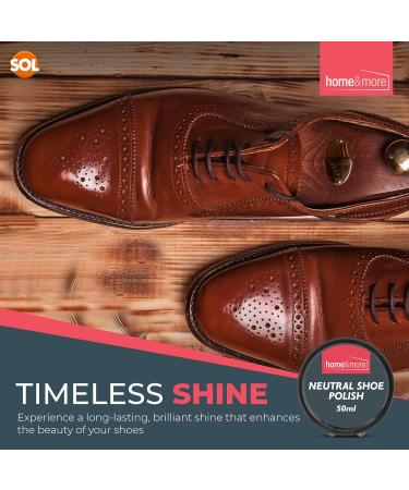 6pk 50ml Neutral Shoe Polish | Protect & Shine Leather Cream Wax - Buy Online on GoSupps.com