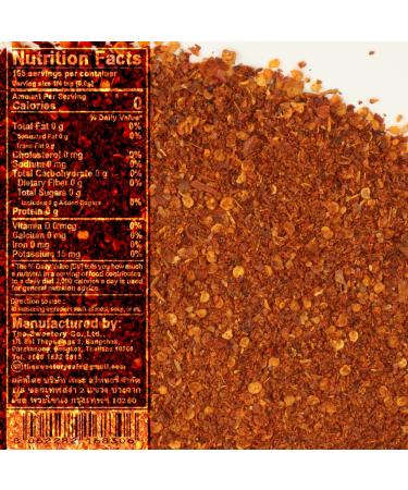 Farmchun 4oz Thai Chili Pepper Flakes - Thai Birds Eye Chili for Spicy Lovers - Essential Spice Seasoning - Buy Online on GoSupps.com