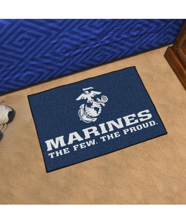 Fanmats Military 'Marines' 19x30 Nylon Starter Rug - Buy Online on GoSupps.com