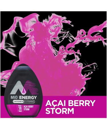 Mio Energy Water Enhancement Variety Pack - 4 Flavors: Strawberry Pineapple Smash, Tropical Fusion, Acai Berry Storm, Wicked Blue Citrus - Buy Online on GoSupps.com