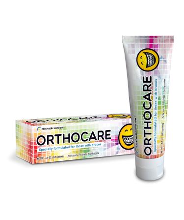 ORTHOCARE Toothpaste for Orthodontic Braces, 4.4 oz.