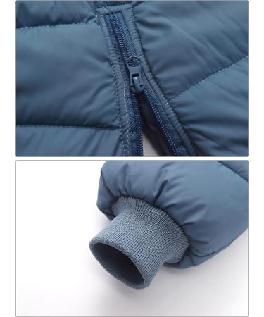 Happy Cherry Baby Winter Pants 80 B- Light Blue | Infant Warm Snow Bib Pant for Boys and Girls - Toddler Windproof Padded Bottoms with Elastic Buttom and Zipper | Outerwear Snowsuit - Buy Online on GoSupps.com