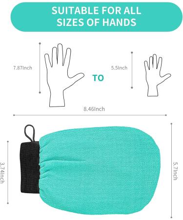 Yiclick Korean Peeling Gloves - Exfoliating Body Scrub Glove for Men & Women | Remove Dead Skin Easily - Buy Online on GoSupps.com