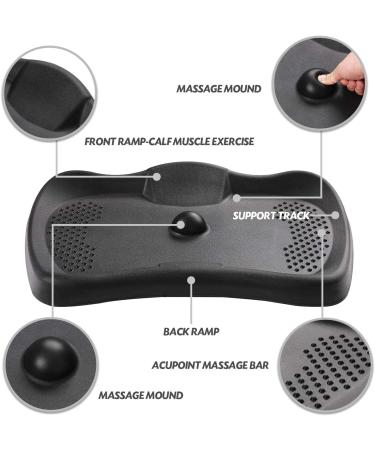 DailyLife Standing Mat for Standing Desk with Massage Ball - Anti Fatigue Comfort Mat for Office/Home - Cushiony & Durable Black Floor Mat - Buy Online on GoSupps.com