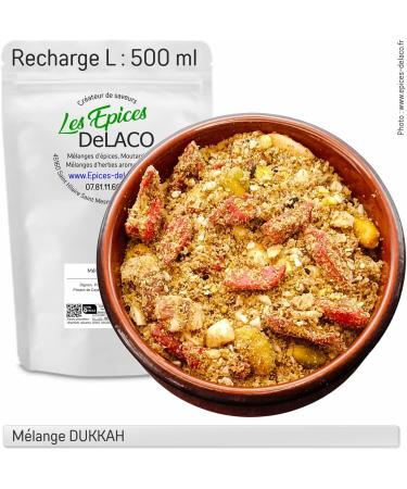 DUKKAH 310 XL ... m langes d' pices herbes aromates condiments piments pour viandes poissons l gumes marinades salades barbecue - Les EPICES DeLACO - Buy Online on GoSupps.com