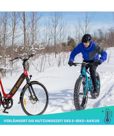 Besudo E-Bike Battery Protective Cover | Universal Fit for 30-38cm Circumference | Cordless Protection & Durable Design | LA038 - Buy Online on GoSupps.com