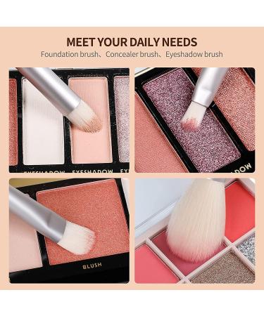 8 Piece Apricot Makeup Brush Set - Foundation Eyeshadow Eyeliner & More | International Shipping - Buy Online on GoSupps.com