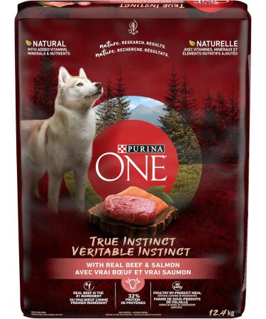 Purina ONE Smartblend True Instinct Natural Dry Dog Food + Wet Dog Food (Beef & Salmon) - Buy Online on GoSupps.com