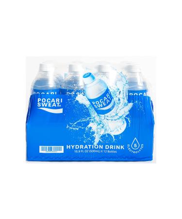 Pocari Sweat PET Bottles - Japan's Favorite Hydration Drink, Clear 500ml - 12 Pack 16.9oz - Electrolyte-Infused Water for Health & Hydration - Buy Online on GoSupps.com