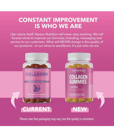 Collagen Gummies for Women and Men with 2500mcg Biotin Zinc Vitamin C & E - Hydrolyzed Collagen Gummies for Hair Skin & Nail Support - Biotin and Collagen Gummies - Lemon Flavor - 30 Servings 60 Count (Pack of 1) - Buy Online on GoSupps.com