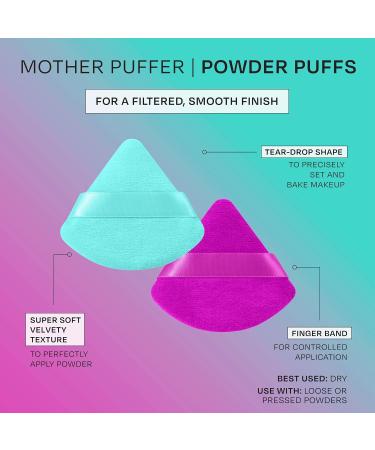 Freeman Puffs N' Stuff Powder Puffs + Liquid Sponges Set Makeup Blending Sponges & Powder Puffs For Foundation Concealer & Setting Powder Vegan & Cruelty Free 8 Count - Buy Online on GoSupps.com