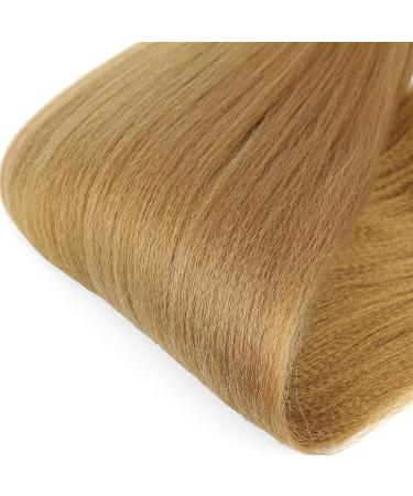 Xusuperb 30 Pre-Stretched Honey Blonde Kanekalon Braiding Hair Extensions - 6 Pack Dark Blonde Yaki Braids (27#) for Easy Styling - Buy Online on GoSupps.com