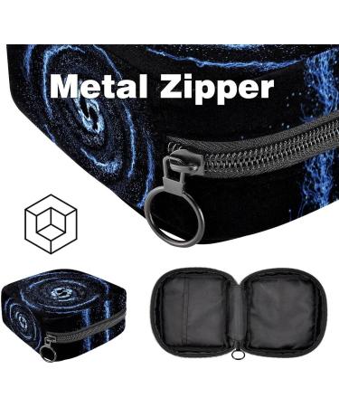 Space Galaxy Menstruation Pad Bag with Zipper | Women's Tampon & Napkin Collection Bag for Girls - Buy Online on GoSupps.com