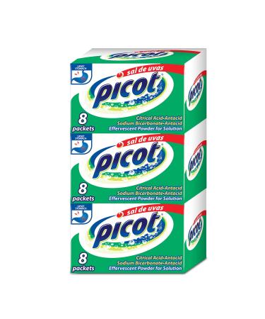 Sal de Uvas Picot Effervescent Powder Solution Antacid 0.17 Oz 3-Pack of 8 Packets 3 Boxes. - Buy Online on GoSupps.com