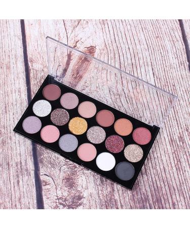 Eye Shadow Palette Set | Waterproof 18 Colors Natural Shades | Matte Shimmer Eyeshadow for Neutral Smoky Eye Makeup | Gift for Girlfriend Mom Friend Goforwealth - Buy Online on GoSupps.com