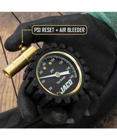JACO RDX-160 Presta Tire Pressure Gauge for Bikes - 10-160 PSI | Road Bike & BMX Series - Buy Online on GoSupps.com