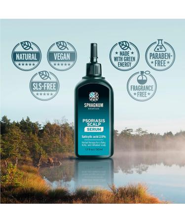 Psoriasis Treatment Serum with Salicylic Acid - Relieve Dry, Itchy Scalp & Skin Conditions - 1.7 fl. Oz - Buy Online on GoSupps.com