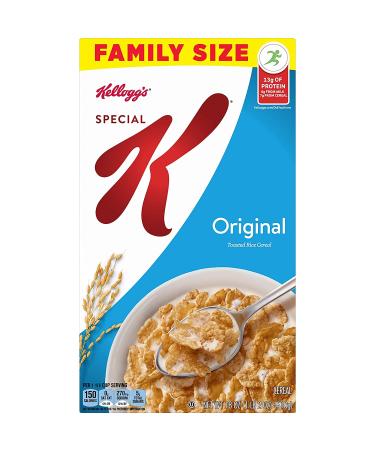 Kellogg's Special K Breakfast Cereal Original - Value Size 18oz Box (Pack of 6) | Folic Acid, B Vitamins & Iron - Buy Online on GoSupps.com