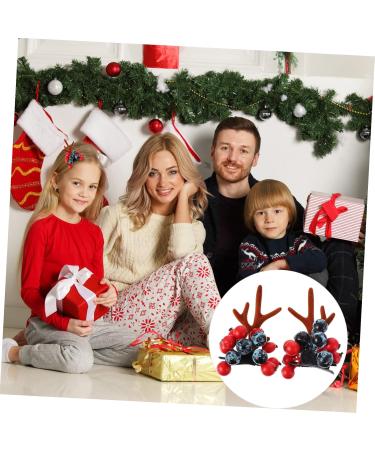 minkissy 1 Pair Christmas Antler Hair Clip Deer Horn Barrettes Hair Accessory Xmas Hair Clip Kids Hairpins Reindeer Hair Clip Christmas Hair Clips Kids Tiara Toddler Hair Piece Alloy Miss - Buy Online on GoSupps.com