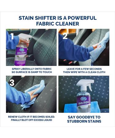 Greased Lightning Stain Shifter Fabric Cleaner - Powerful Stain Remover for Automotive and Home Fabrics - Removes Stubborn Stains Revives Interiors - 500ml - Buy Online on GoSupps.com
