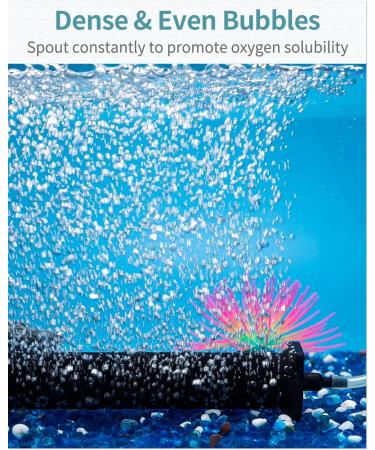 Buy Pawfly 40 cm Air Stone Cylinder - Top Bubble Diffuser for Large Aquariums Ponds & DWC Systems - International Shipping Available - Buy Online on GoSupps.com