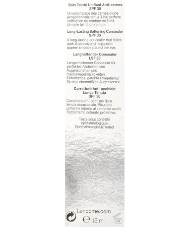 Buy Lanc me Effacernes Longue Tenue Softening Concealer SPF 30 - Long-lasting Coverage & Sun Protection - Fast International Shipping - Buy Online on GoSupps.com