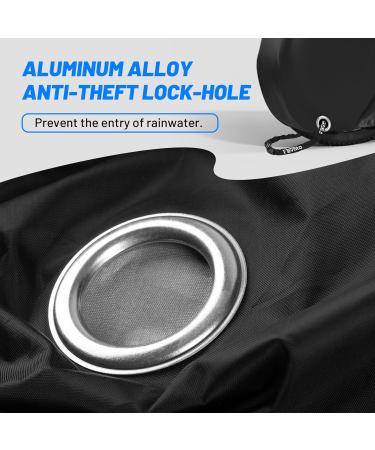 Favoto Waterproof Bicycle Cover - 210D Oxford Bike Garage Protection - XL 200x110x70cm Black - Durable & Portable with Storage Bag - Buy Online on GoSupps.com