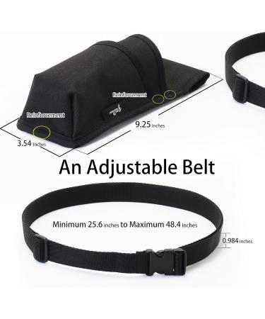 Professional Massage Therapist Holster with Adjustable Belt | Massage Bottle & Lotion Bag | Black (XJ-1KD) - Shipping Worldwide - Buy Online on GoSupps.com