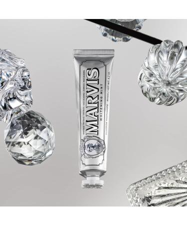 Marvis Whitening Mint Toothpaste - 3 x 85 ml | Natural Whitening Plaque Removal & Long-Lasting Freshness - International Shipping - Buy Online on GoSupps.com