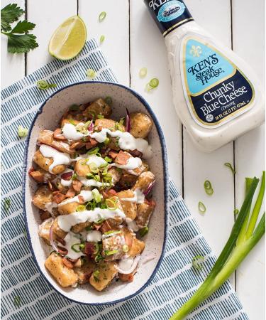 Ken's Steak House Chunky Blue Cheese Dressing - 16 oz (Pack of 2) - Buy Online on GoSupps.com